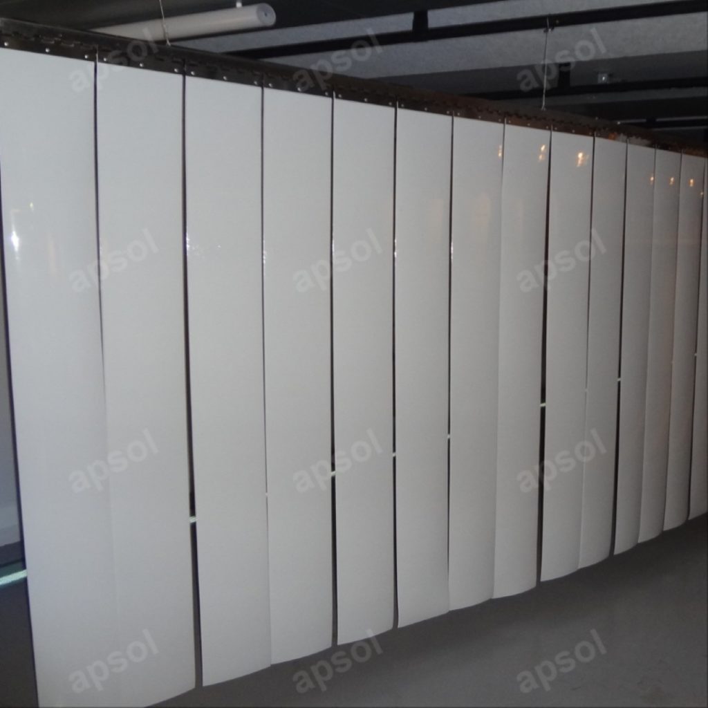 Lanière blanc opaque pvc souple apsol