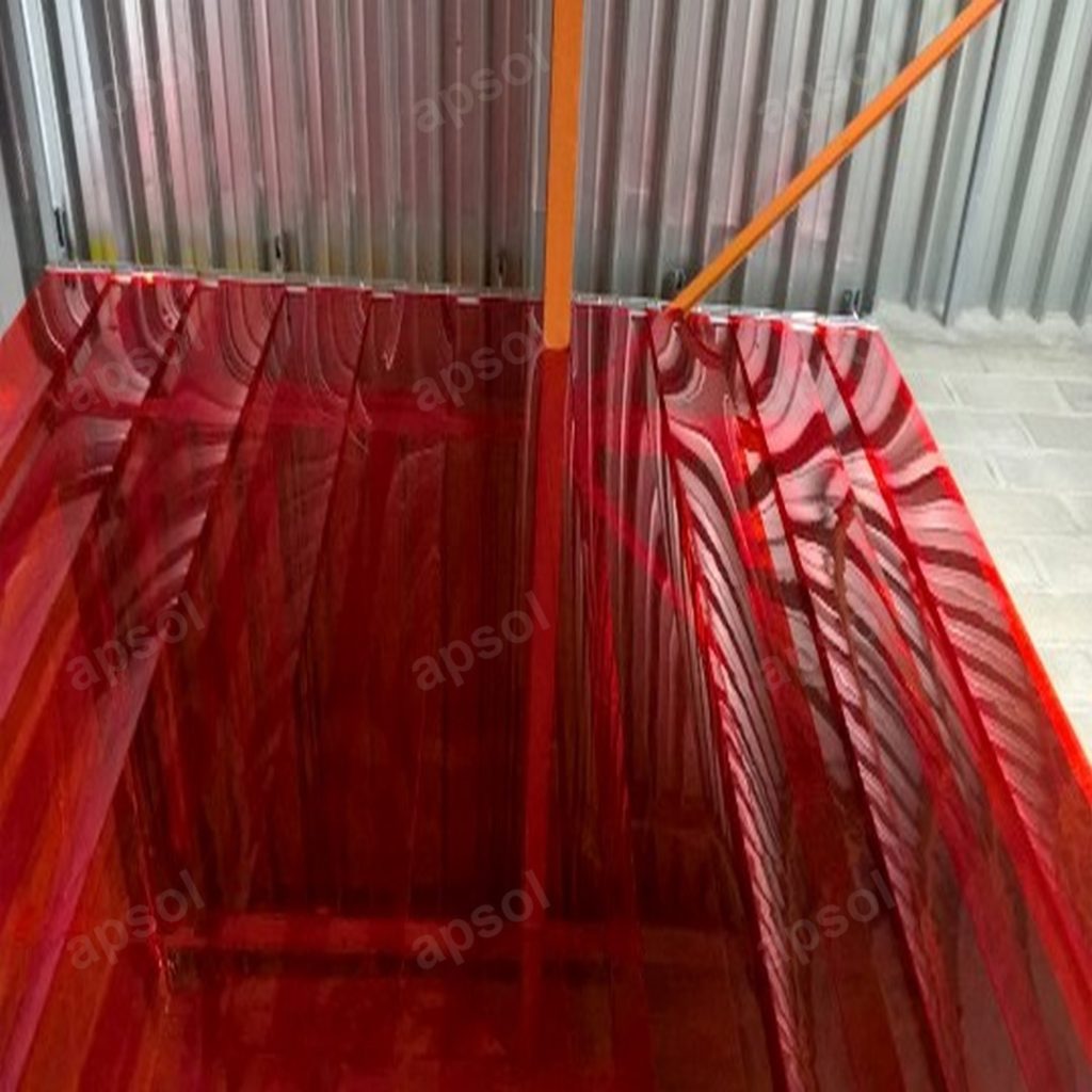 Rouleau De Tissu De Verre Souple En Pvc, Couleur Néon, Rouge